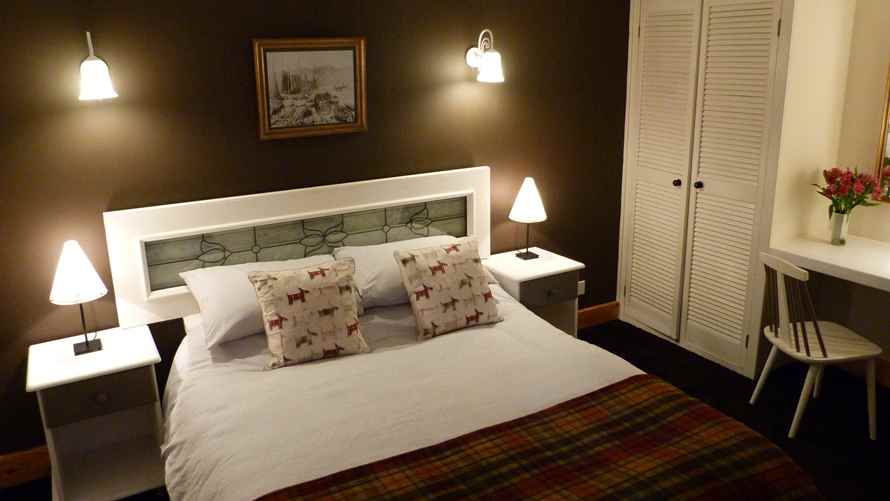 The Bothy, self catering cottage, Tarbert,bedroom, Argyll