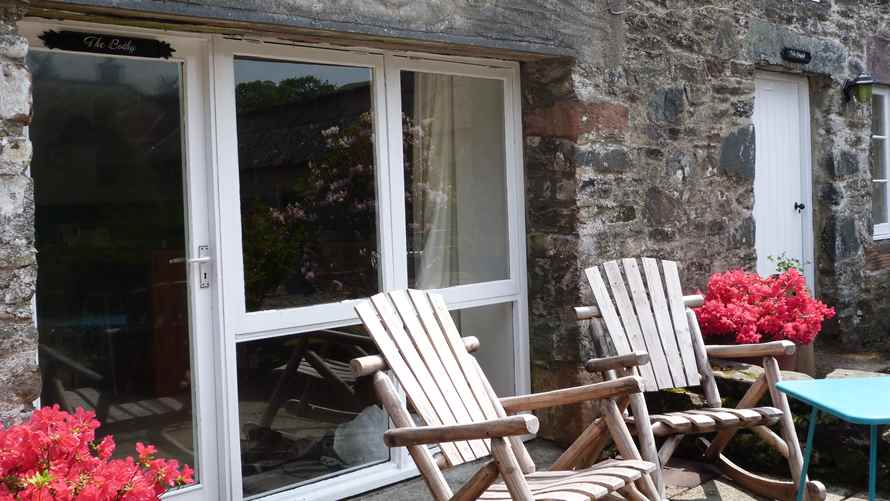 The Bothy, self catering cottage, courtyard, Tarbert, Argyll